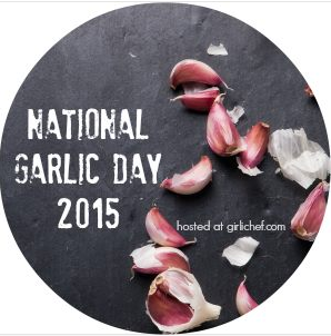 National Garlic Day logo by girlichef