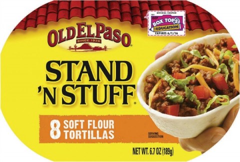 Old El Paso standnstuff soft flour tortillas