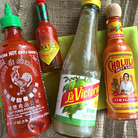 Favorite hot sauces on ShockinglyDelicious.com