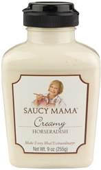 Favorite thing--Saucy Mama Creamy Horseradish on ShockinglyDeliciouss.com