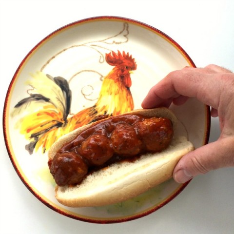 Meatball Sandwich on ShockinglyDelicious.com