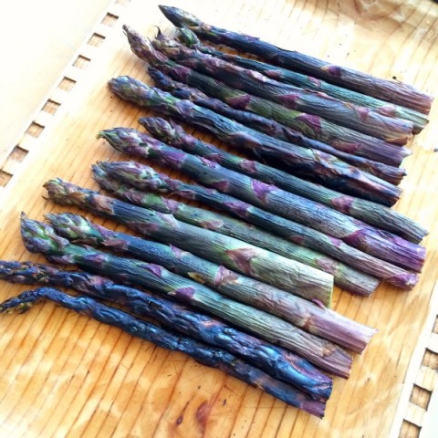 Purple Asparagus from Frieda's Produce on ShockinglyDelicious.com