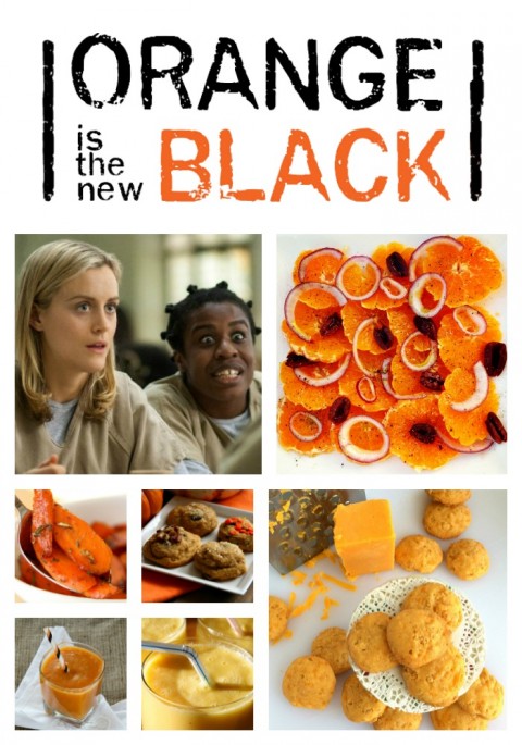 Orange recipes for the new season of Orange is the New Black on ShockinglyDelicious.com