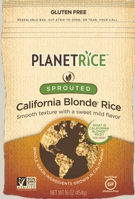 Planet Rice Sprouted California Blonde Rice on ShockinglyDelicious.com