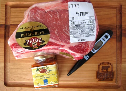 Ingredients for Ribeye Roast with Harissa on ShockinglyDelicious.com