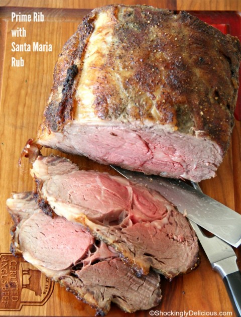 Prime Rib with Santa Maria Rub on ShockinglyDelicious.com