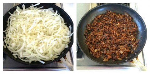 Caramelizing onions on ShockinglyDelicious.com