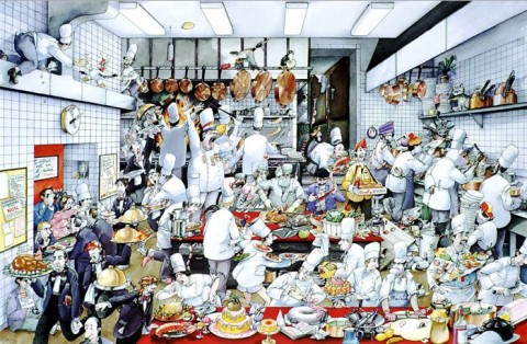 L. Tellier Kitchen Poster by de Roger Blachon