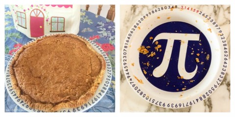 Kate McDermott's Irish Cream Pie for Pie Day and a Pi Pie plate