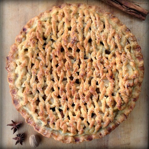 Knitted Pie Crust