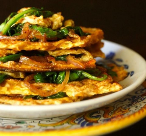 Matzo Brei a la Florentine by Cooking on the Weekends -- photo by Valentina Wein