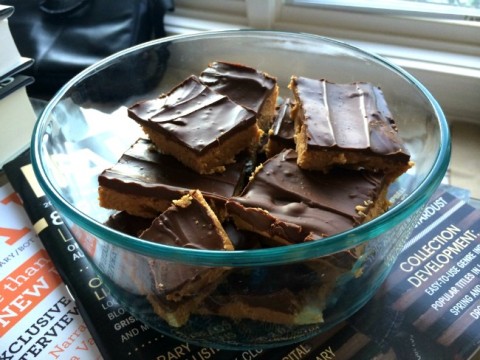 Peanut Butter Chocolate Bars from Kitchens of the Great Midwest made by Stephanie Grossman