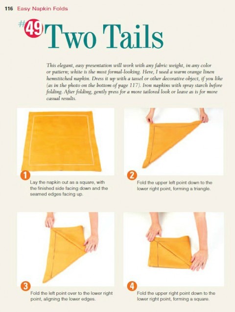 two-tails-napkin-fold-1st-steps