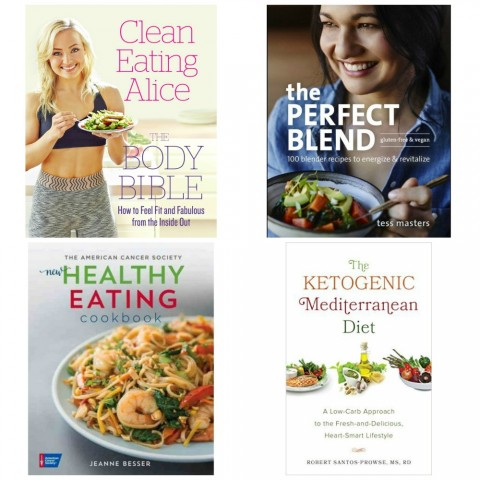 4 new cookbooks give guidance, inspiration and nutritional education for a new year of healthy eating.