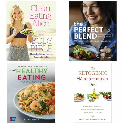 4 new cookbooks give guidance, inspiration and nutritional education for a new year of healthy eating. 