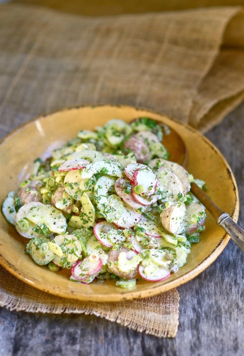Russian Potato Salad by Raghaven Iyer on ShockinglyDelicious.com