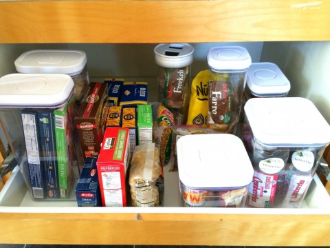 More organized dry goods pantry from ShockinglyDelicious