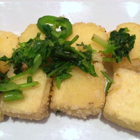 Salt and Peppered Tofu at Au Lac in Downtown L.A. on ShockinglyDelicious.com