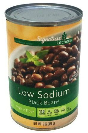 Signature Kitchens Low Sodium Black Beans