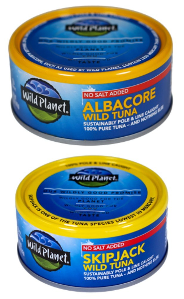 Wild Planet No Salt Added Tuna