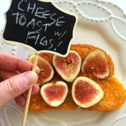 Cheese Toast with Figs is Shockingly Delicious