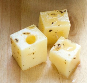 French-Style Marinated Cheese Cubes