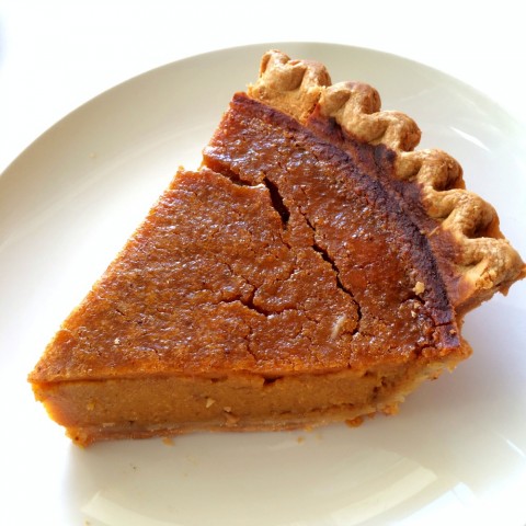 Sara Lee Pumpkin Pie naked