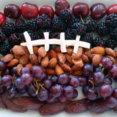 Ingredients for Fruit Football on ShockinglyDelicious.com