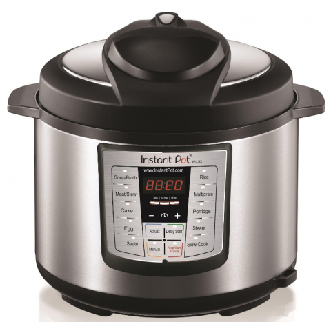 Instant Pot LUX60 V3 6 Qt 6-in-1 Muti-Use Programmable Pressure Cooker, Slow Cooker