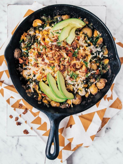 big brekky skillet from Hot For Food Vegan Comfort Classics