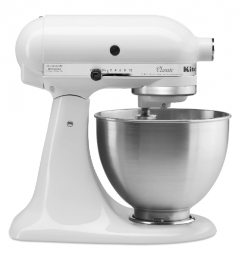 We're giving away a KitchenAid Stand mixer! Simple entry -- just follow me on Instagram, using the Rafflecopter widget on the blog. 