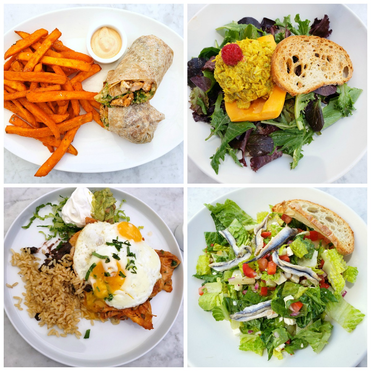 The Sparrow Cafe in Malibu, Calif. is a great, relaxing place for lunch, on the patio at the Malibu Racquet Club (open to the public). Healthy menu options, delicious food and a calm atmosphere make it practically perfect.