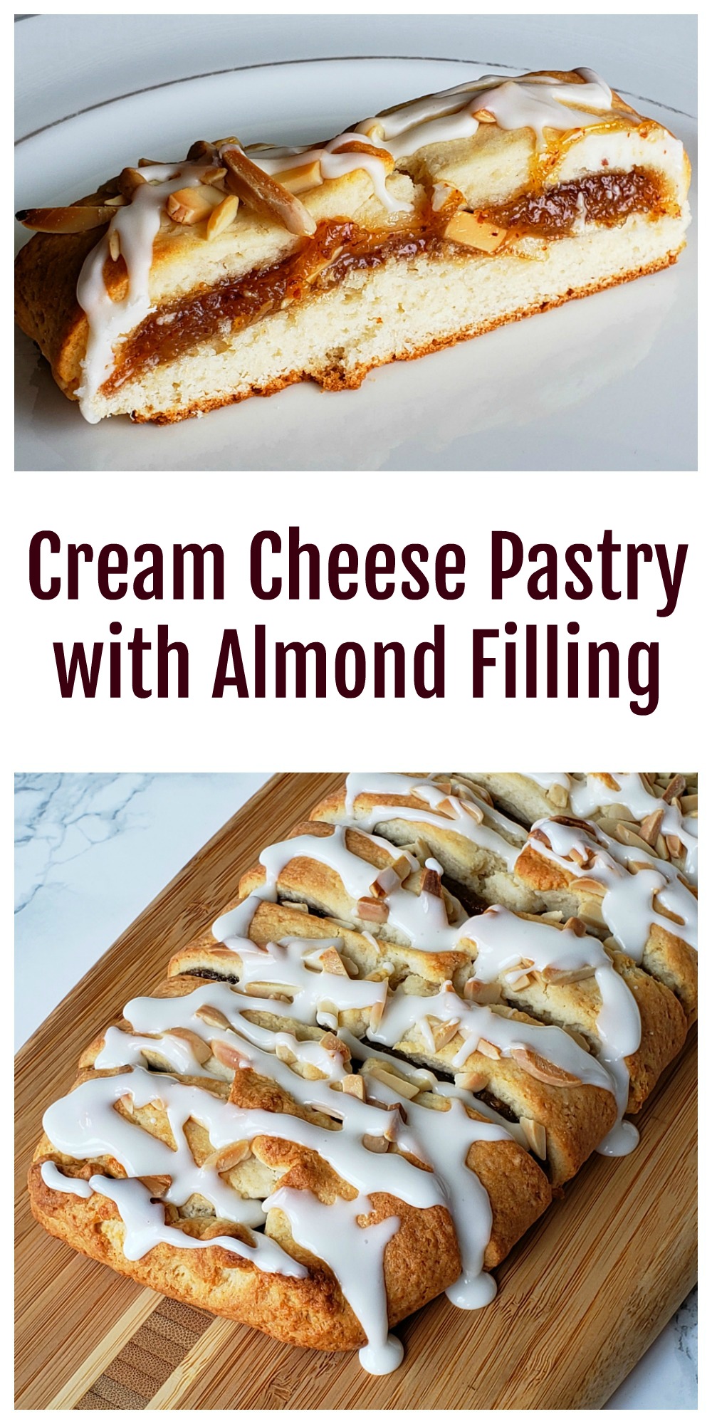 Cream Cheese Pastry with Almond Filling on ShockinglyDelicious.com