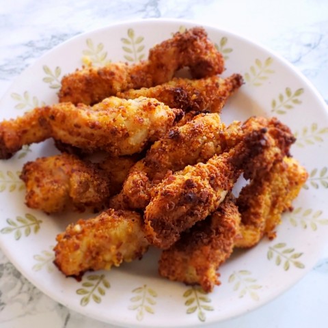 Honey Mustard Pretzel Chicken Fingers