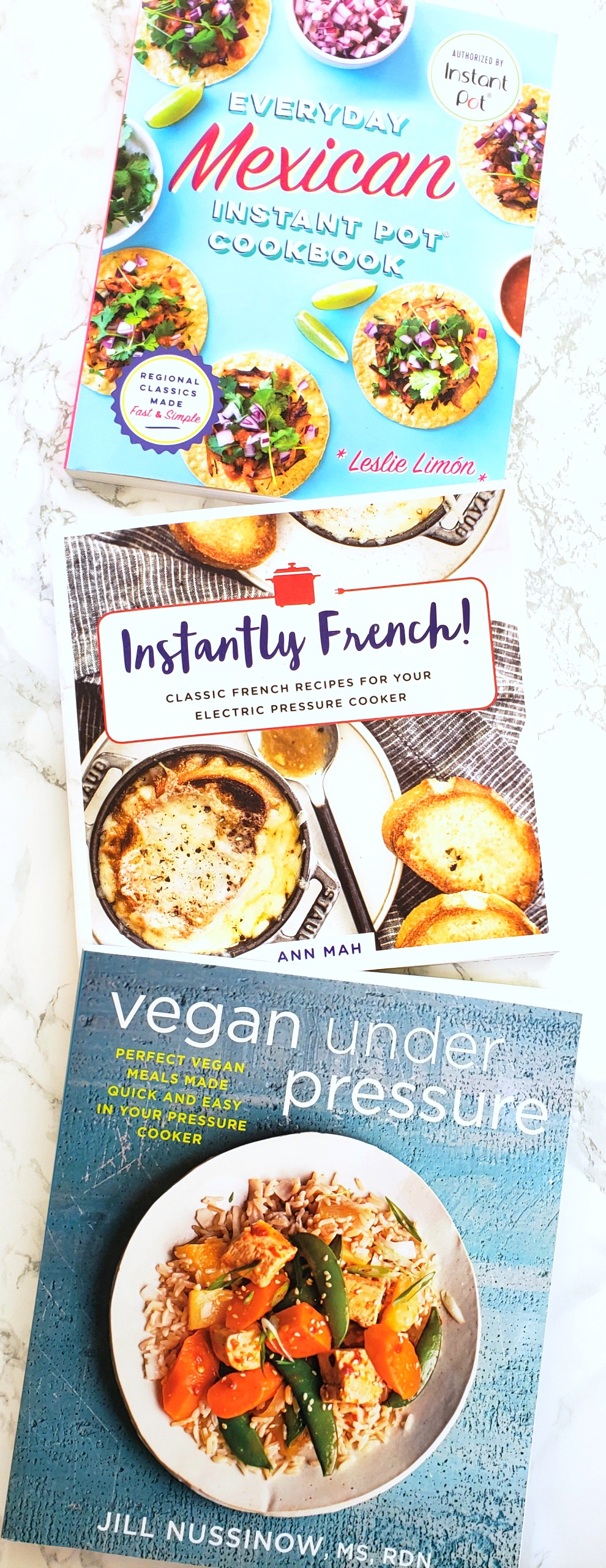 3 more Instant Pot cookbooks