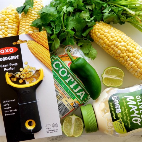 Esquites Recipe with OXO's Corn Peeler