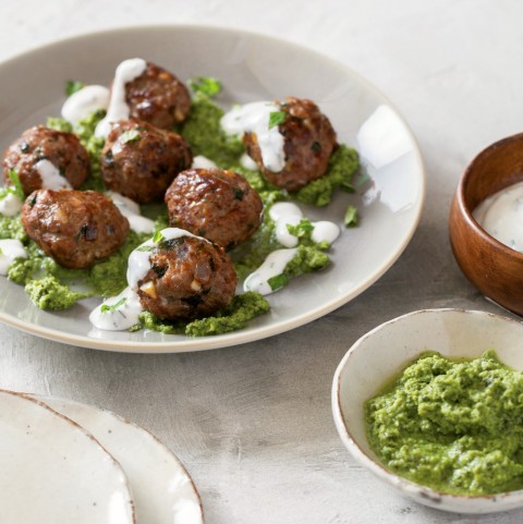 Instant Pot Indian Lamb Meatballs