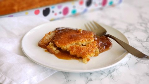 Caramel Sticky Pudding Cake is a wildly good dessert, and you will no doubt make it all the time. It relies on pantry and refrigerator items, and can be embellished with whatever fruit you have in season!