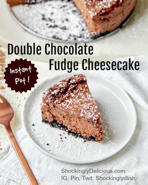 Double Chocolate Fudge Cheesecake