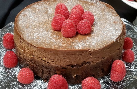 Double Chocolate Fudge Cheesecake in the Instant Pot on ShockinglyDelicious.com