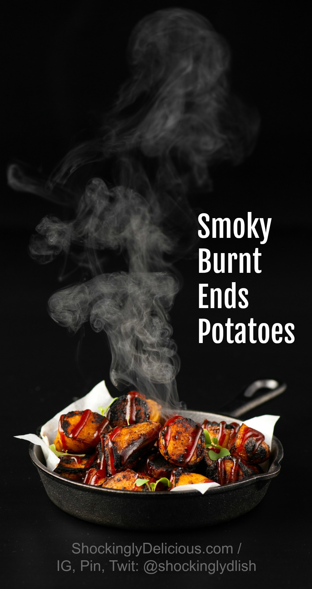 Smoky Burnt Ends Potatoes Pinterest on ShockinglyDelicious.com