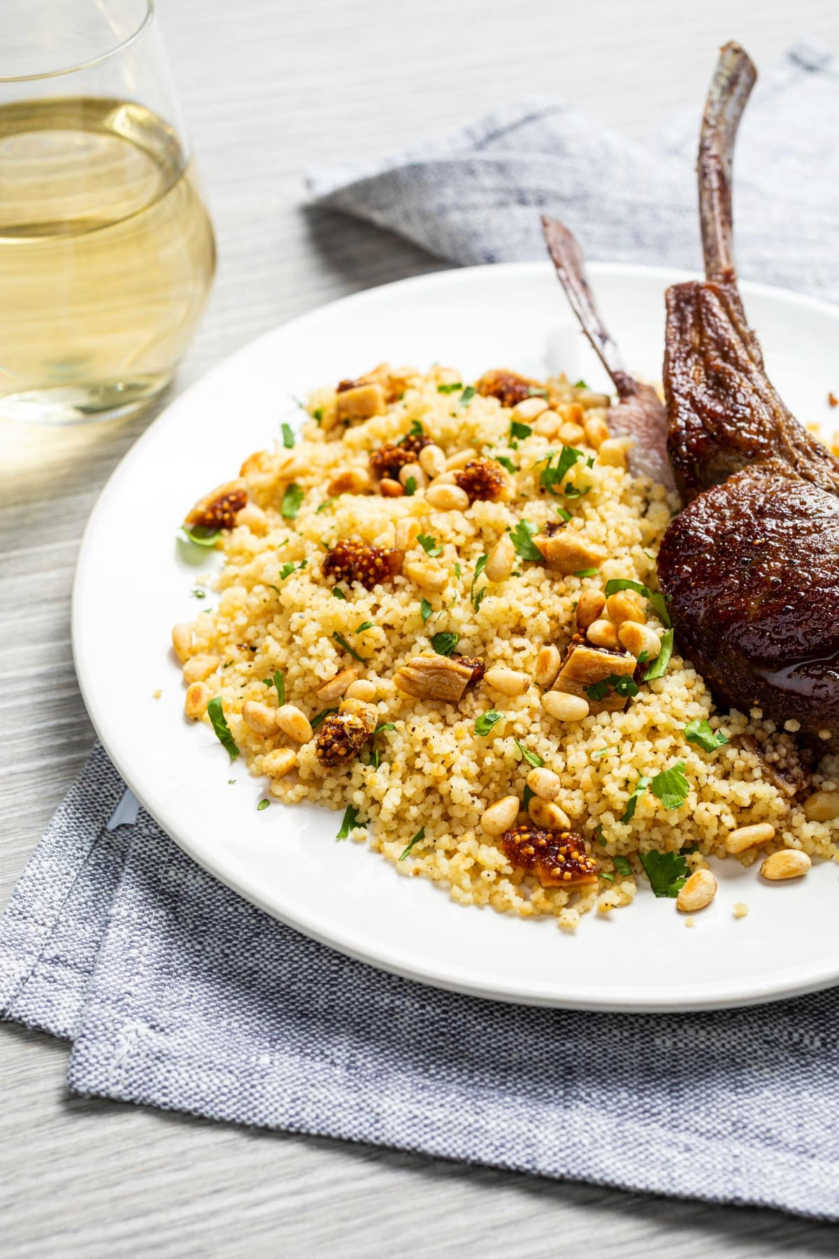 Couscous Cumin Pine Nuts