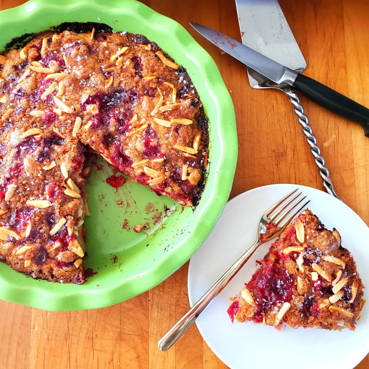 Easy Fresh Cranberry Breakfast Cake