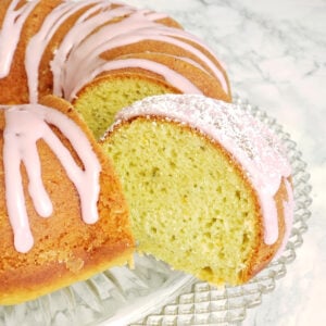 Italian Blood Orange Olive Oil Bundt Cake recipe on ShockinglyDelicious.com