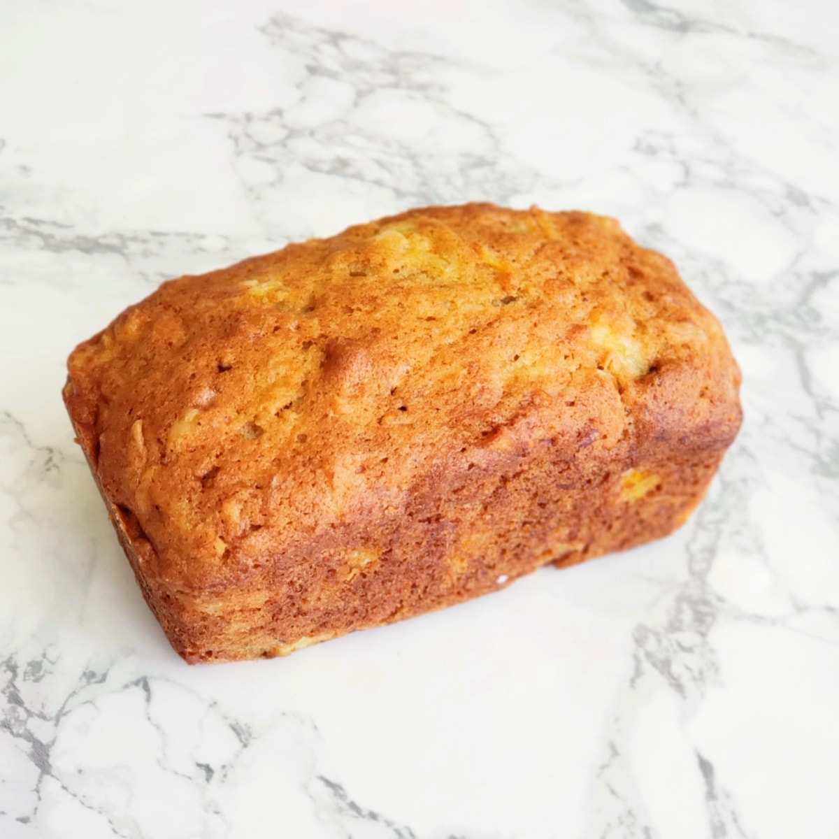 Baked and unfrosted loaf