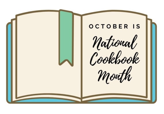 National cookbook month graphic