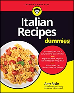 Italian Recipes for Dummies cookbook cover